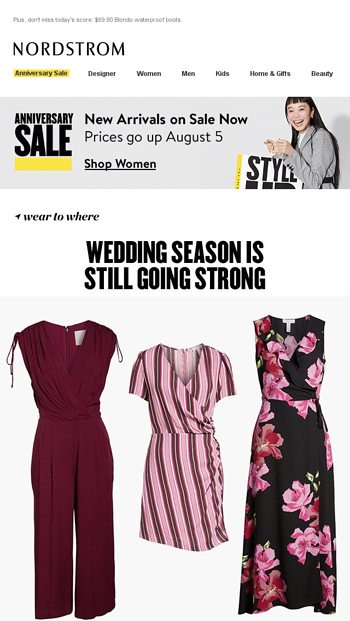 nordstrom womens wedding guest dresses