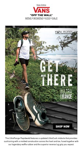 The UltraRange Get There Vans Australia Email Archive