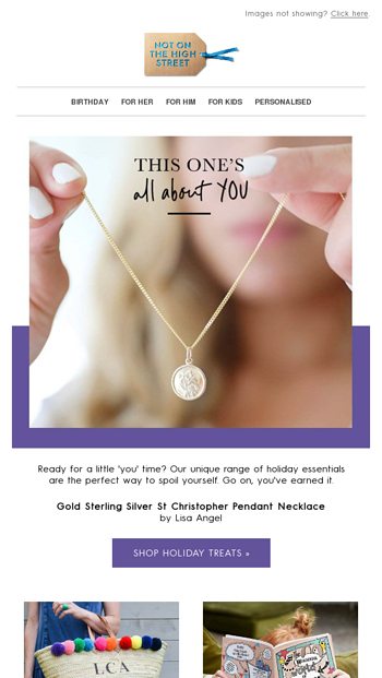 silver necklace not on the high street