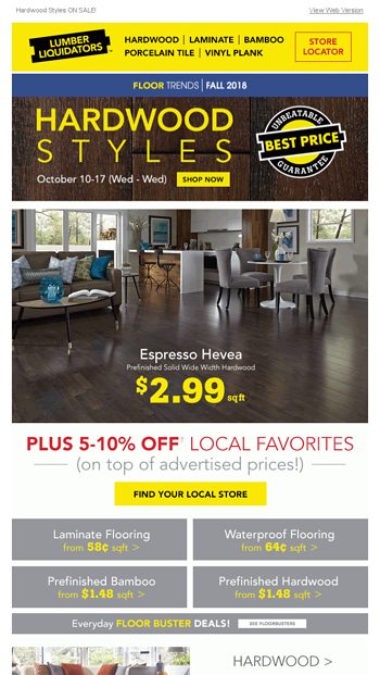 Up To 35 Off Select Wide Width Hardwood Floors Lumber