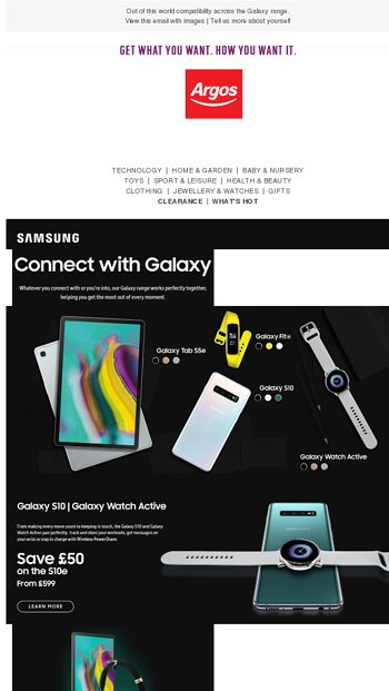 argos samsung galaxy watch active