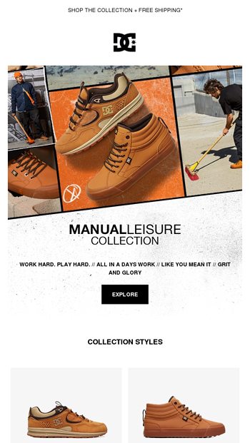 Manual Leisure Collection Work Hard Play Hard Dc Shoes Email Archive