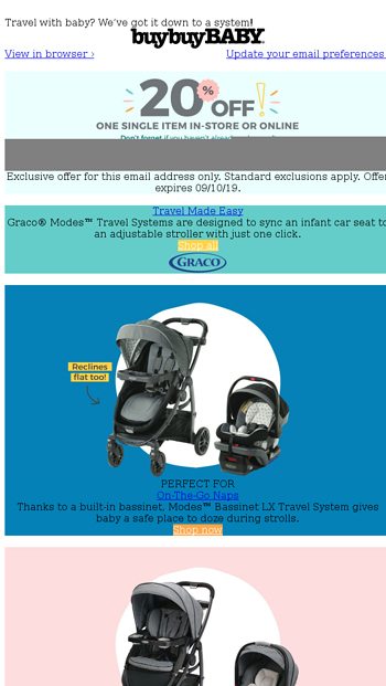 buy buy baby graco modes travel system