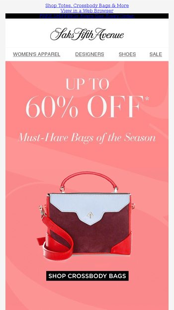 saks handbag sale