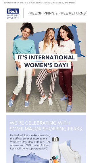 Fashion Labels Celebrate International Women's Day 2022: Missoma, Keds