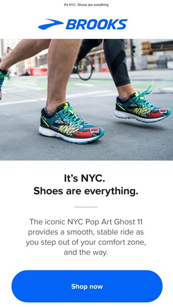 brooks ghost 11 nyc pop art