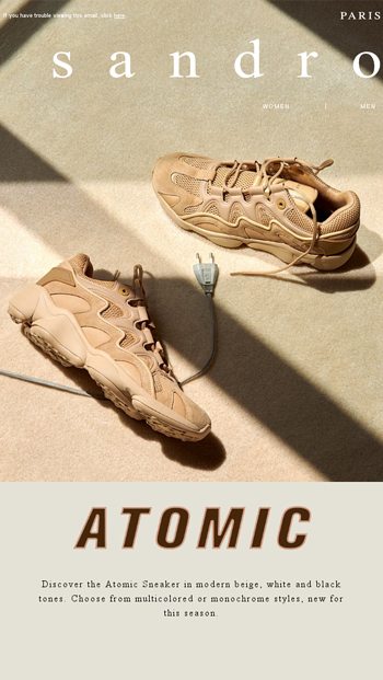 sandro atomic sneakers
