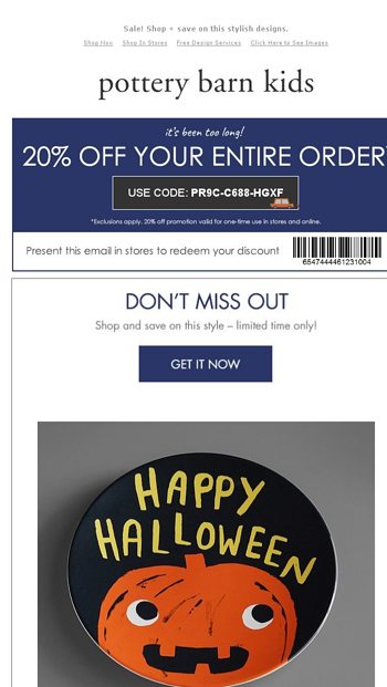 The Discount You Ve Been Asking For Pottery Barn Kids Email Archive