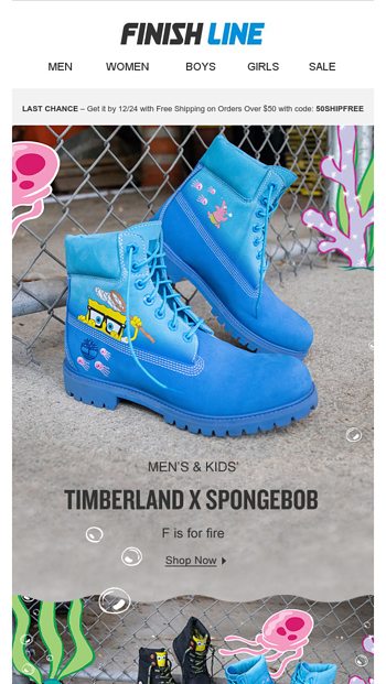 finish line timbs