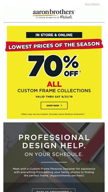Custom Frame Collections Michaels