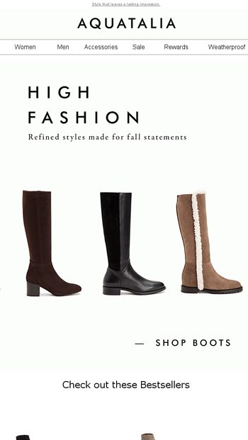 BOOT SHOP Tall Boots Aquatalia Email Archive