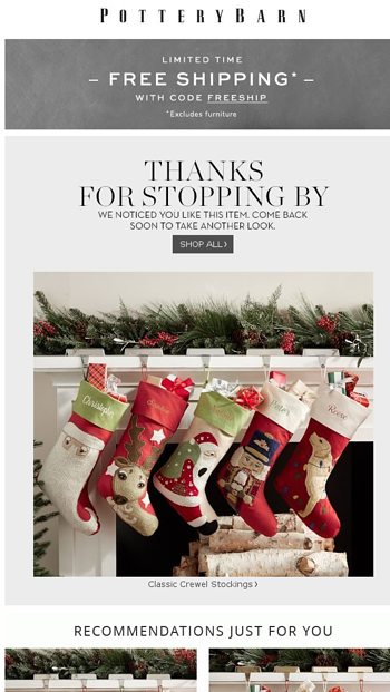 Classic Crewel Stockings Could Be Yours Pottery Barn Email Archive