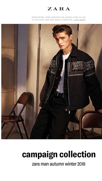 ZARA - New collection from Man Autumn Winter campaign now available