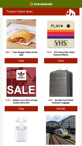 hotukdeals suitcase
