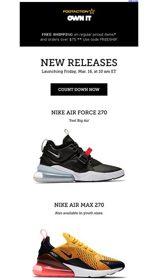 nike 270 footaction