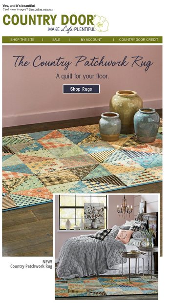 A Quilt Rug Country Door Email Archive