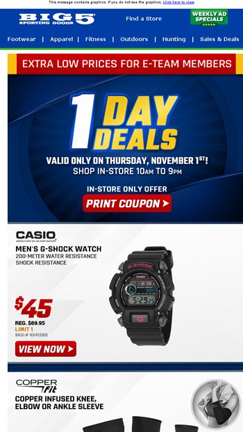 big 5 casio watch