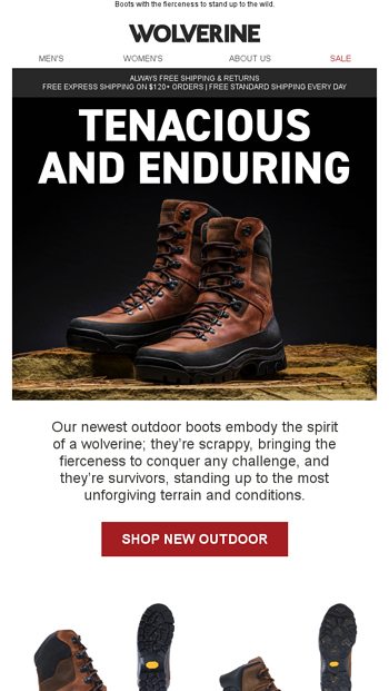 wolverine survivor boots