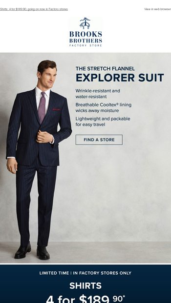 brooks brothers explorer collection