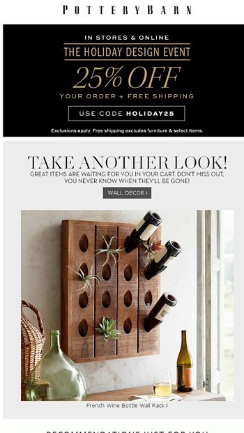 Pottery barn discount french wine rack