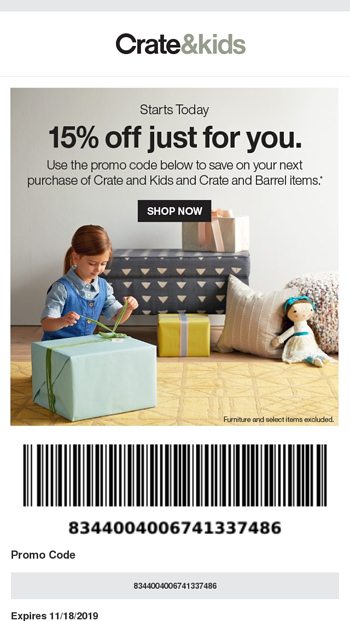 Your Special Discount Awaits Crate And Barrel Email Archive