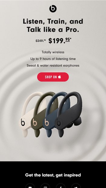 Ending Soon Save 50 on Powerbeats Pro