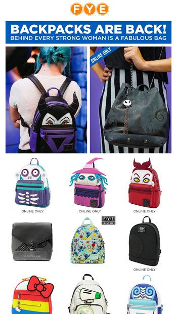 fye backpacks