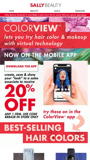 Try Colorview Get 20 Off An Item In Store Only Sally Beauty