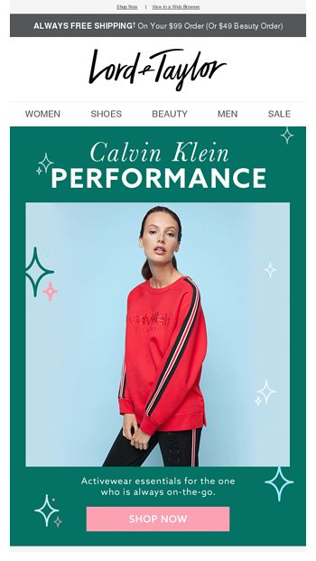 Lord and taylor calvin klein online