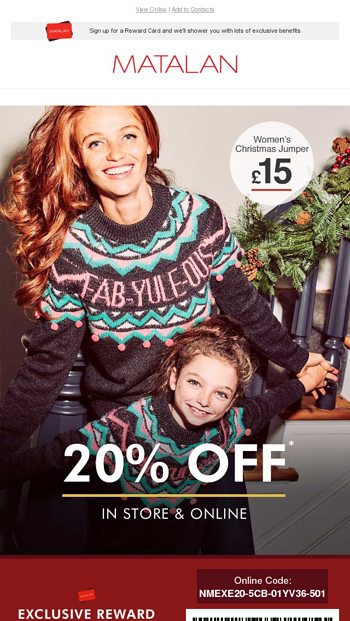 Hey Christmas and a voucher inside 