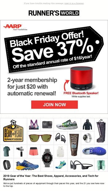 Runner's world clearance black friday