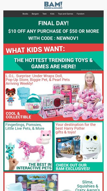 Toy Trends Kids Can T Resist Poopsie Roblox Sets More Books A Million Email Archive - roblox booksamillion com