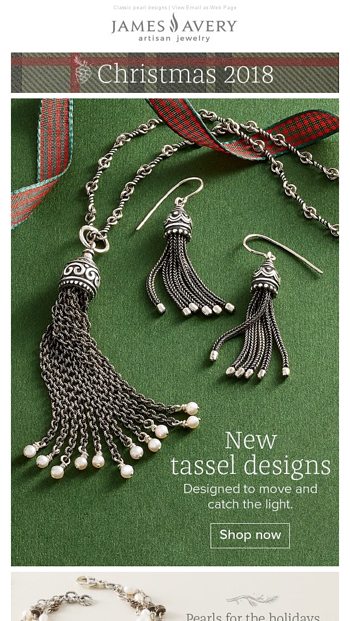 james avery tassel earrings