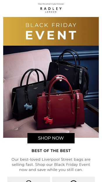 black friday radley bags