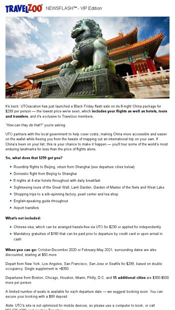 299 Beijing Shanghai Trip W Flights Black Friday Sale