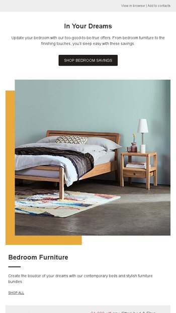 Wakey Wakey Bedroom Savings Alert Habitat Email Archive