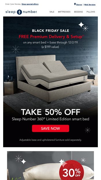 sleep number thanksgiving sale