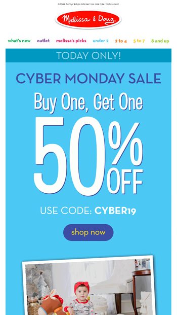 melissa and doug cyber monday