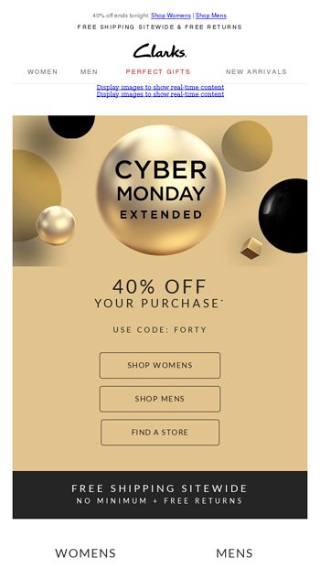 clarks cyber monday deals