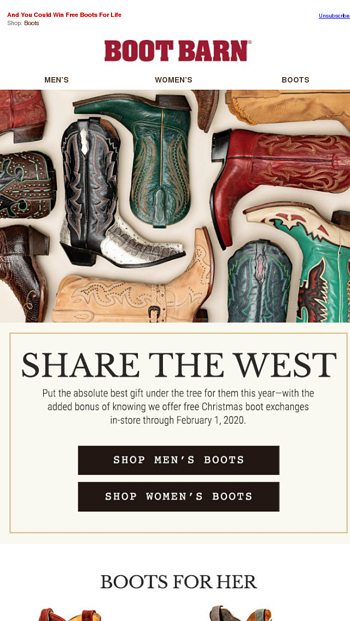 Cowboy Boots To Unwrap The West Boot Barn Email Archive