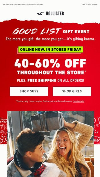 Hollister 60 off best sale