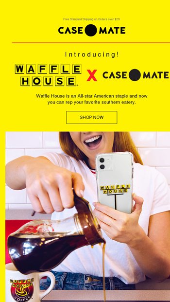 Introducing our newest Collab Waffle House Case Mate Email