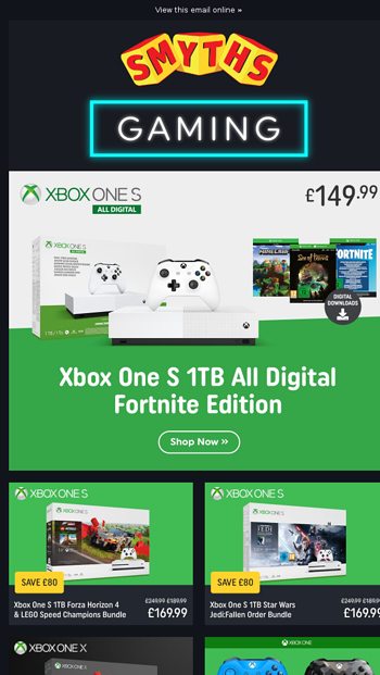 xbox one s deals smyths