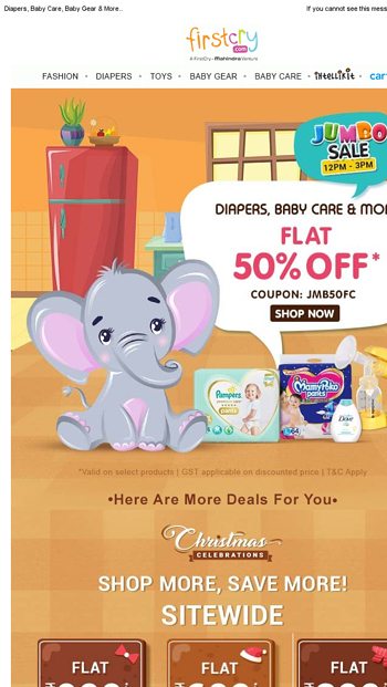 firstcry diaper sale