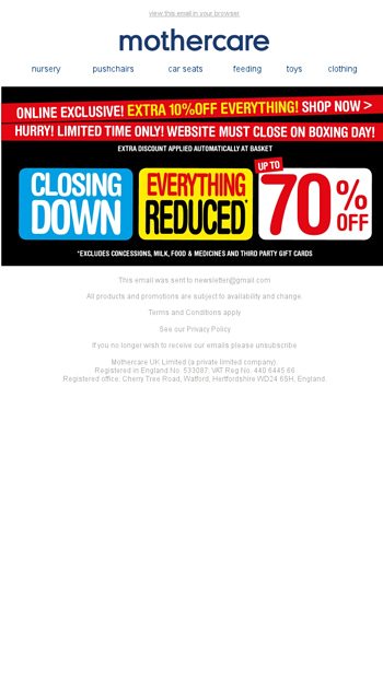 Extra 10 off EVERYTHING