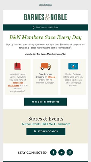 B N Membership Is All About Savings Join Today Barnes Noble