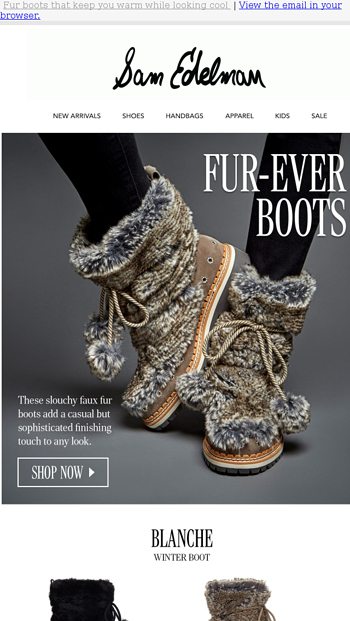 Fur Boot for a Winter Wonderland - Sam 