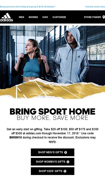 adidas buy more save more