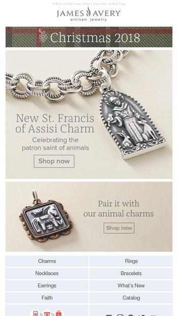 James avery sales catalog 2018