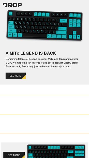 Check your heart rate: Our MiTo GMK Pulse custom keycap set is